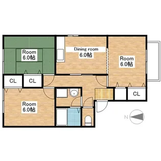 グランドゥール【2階】の間取り