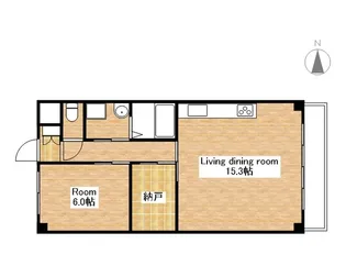 villa Cozy【301号室】の間取り