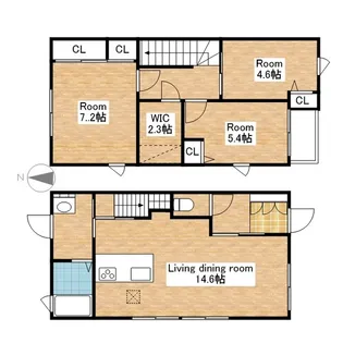 シャーメゾン笙月【101号室】の間取り