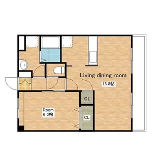 滋賀県長浜市宮司町【マンション】の間取り