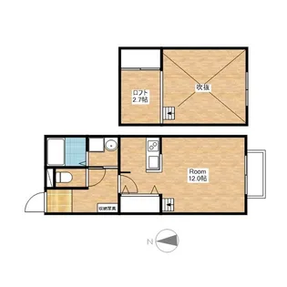 べストール柳町【103号室】の間取り