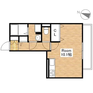 ル・ベリエ【1階】の間取り