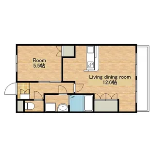 滋賀県米原市宇賀野【マンション】の間取り