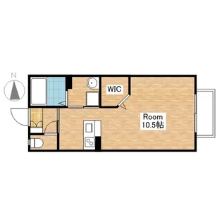 グランフローレス【201号室】の間取り