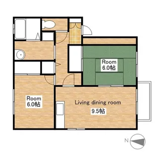 エクセル【205号室】の間取り