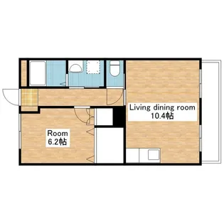 フローラルコート【2階】の間取り