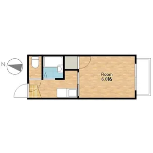 滋賀県長浜市勝町【アパート】の間取り