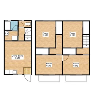 エンゼルハイツ【1階】の間取り