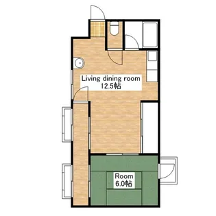 滋賀県長浜市高田町【マンション】の間取り