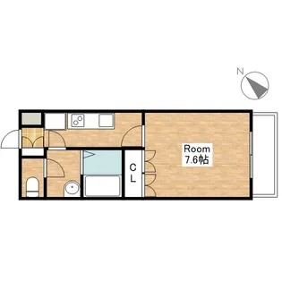 滋賀県長浜市西上坂町【マンション】の間取り