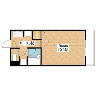 コンフォートハウス長浜Ⅱ【3階】の間取り