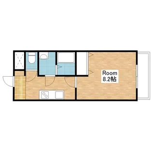 滋賀県長浜市神照町【マンション】の間取り