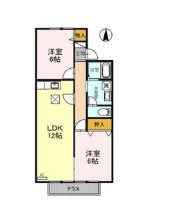 フローラ【1階】の間取り