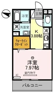 ベルエール地福寺【3階】の間取り