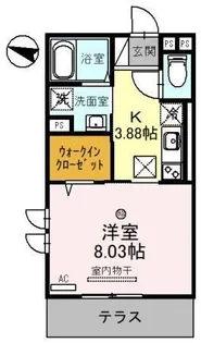 ベルエール地福寺【1階】の間取り