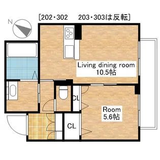 シャーメゾン セレーノ【302号室】の間取り