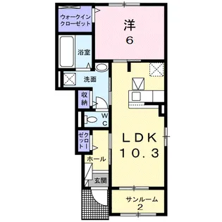 ジャスパーEX・Ⅰ【1階】の間取り