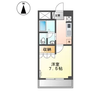 グッドハイム・エイワ【1階】の間取り