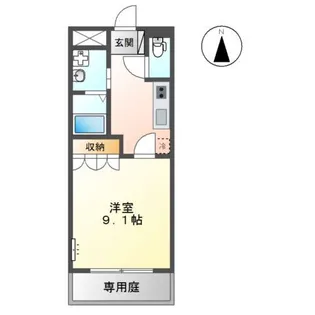 レイクサイドビュー【1階】の間取り