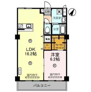 ビラ・レークサイド【2階】の間取り