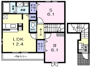 ポラリス【2階】の間取り