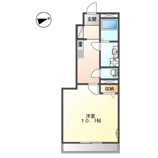 メゾン かきつばた【1階】の間取り