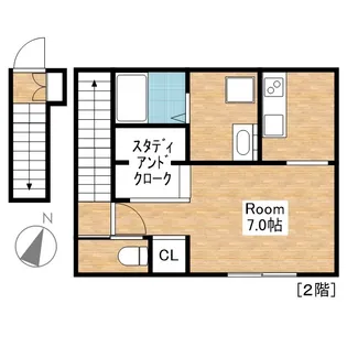 Domani列見【2階】の間取り