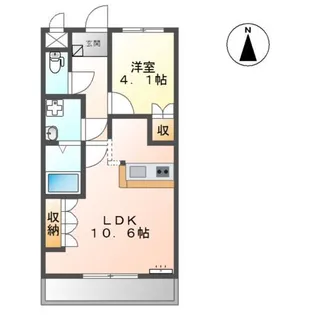 ボヌール・エスパースⅡ【2階】の間取り