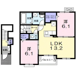 ラ ヴェローナ【2階】の間取り