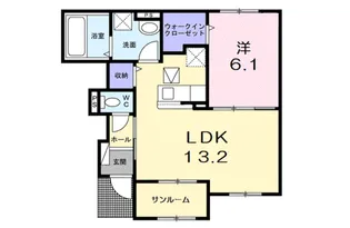 ラ ヴェローナ【1階】の間取り