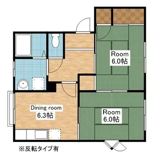 イトウハイツ【202号室】の間取り