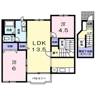 パレ・ノールⅡ【2階】の間取り