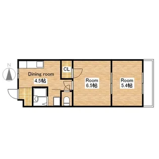 セイコーズマンション末広【2階】の間取り