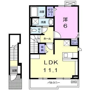 グレイス【2階】の間取り