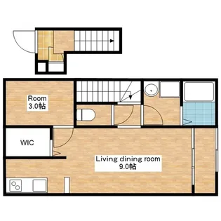 滋賀県長浜市宮司町【アパート】の間取り