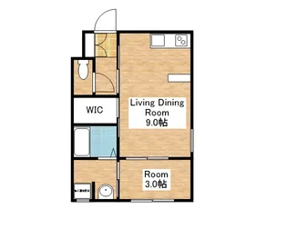mlif列見【2階】の間取り