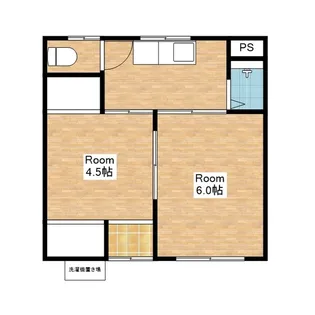 松風荘【102号室】の間取り