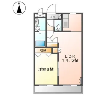 グランベル【3階】の間取り