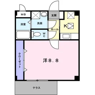 Bright・せいすい【1階】の間取り