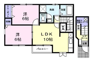 フォレ・ドゥ・エトワール【2階】の間取り