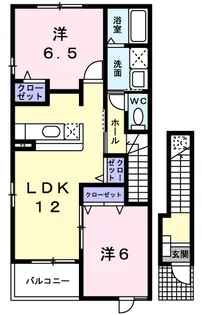 アルモニー【2階】の間取り
