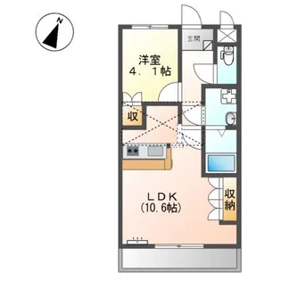 シャルマンコート2番館【2階】の間取り