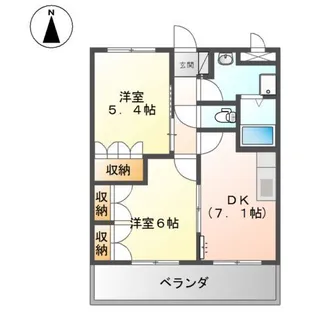 HARVEST(ハーベスト)【1階】の間取り