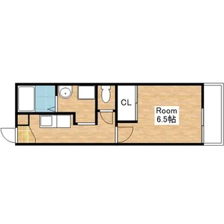 滋賀県長浜市末広町【アパート】の間取り
