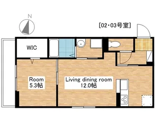 滋賀県長浜市神照町【アパート】の間取り