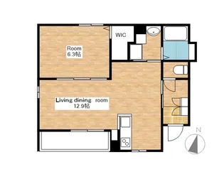 滋賀県長浜市祇園町【アパート】の間取り