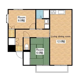 ローズコート【2階】の間取り