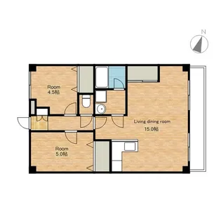 River side 11【305号室】の間取り