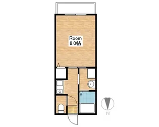 ベルテンポ3号館【3階】の間取り