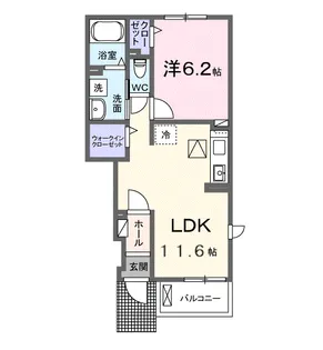 ドルミオークスⅢ【1階】の間取り